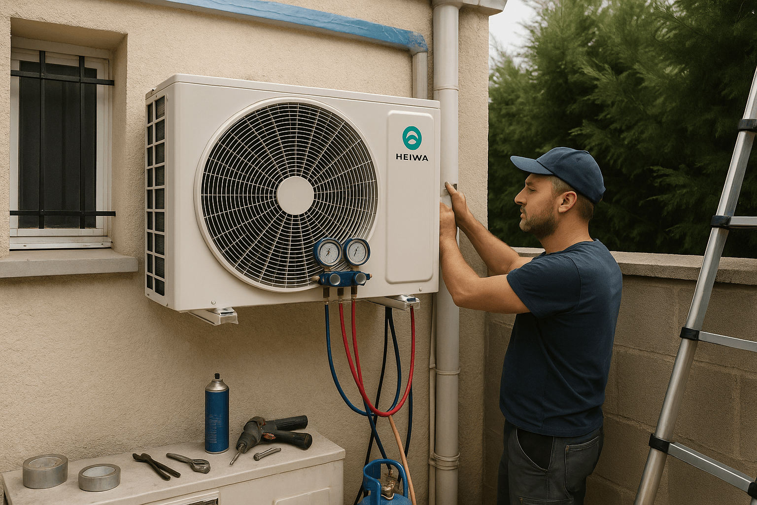 Équipe Ecomalt Énergie au travail